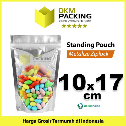 Standing Pouch Alumunium Foil Plastik Klip Sealer Makanan Delkochoice