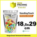 Standing Pouch 18x27cm Alumunium Foil Sealer Makanan Delkochoice