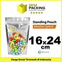 Standing Pouch 16x24cm Alumunium Foil Sealer Makanan Delkochoice