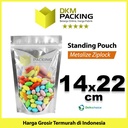 Standing Pouch 14x22cm Alumunium Foil Sealer Makanan Delkochoice