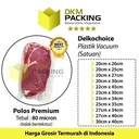 Plastik Vacuum Bag 25x35cm POLOS Vakum DELKOCHOICE Sealer Makanan