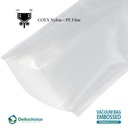 Plastik Vacuum Bag 17x25cm POLOS / EMBOSS Sealer Makanan DELKOCHOICE