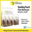 Plastik Klip FLAT BOTTOM MATTE DOFF Kemasan Makanan DELKOCHOICE