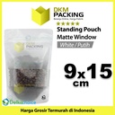 Standing Pouch WHITE MATTE WINDOW VARIAN Plastik Klip Kemasan Makanan