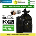 KANTONG PLASTIK SAMPAH HITAM TEBAL 60X100cm TRASH BAG JUMBO - PACK