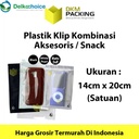 Plastik Klip ZIPLOCK Bag 14x20 Kemasan Aksesoris DELKOCHOICE TERMURAH