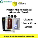 Plastik Klip ZIPLOCK Bag 10x12 Kemasan Aksesoris DELKOCHOICE TERMURAH