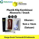Plastik Klip ZIPLOCK Bag 9x16 Kemasan Aksesoris DELKOCHOICE TERMURAH
