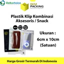 Plastik Klip ZIPLOCK Bag 6x10 Kemasan Aksesoris DELKOCHOICE TERMURAH
