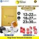 AMPLOP BUBBLE MAILER KRAFT PAPER BUBBLE WRAP ENVELOPE RUSFET