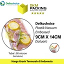 Plastik Vacuum Bag 9x14cm EMBOSS DELKOCHOICE Vacum Vakum Seal Makanan