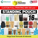 Plastik Klip LARGE Ukuran 16cm Standing Pouch Kemasan Sealer Makanan