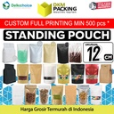 Plastik Klip Kemasan SMALL Ukuran 12cm Standing Pouch Sealer Makanan
