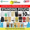 Plastik Klip Kemasan Variasi Ukuran 10cm Standing Pouch Sealer Makanan