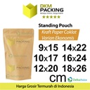 Standing Pouch Kraft Paper Ekonomis FULL ZIPLOCK DELKOCHOICE