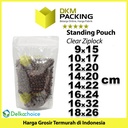 Plastik Klip Bening 18x26 Standing Pouch Clear Ziplock Sealer Makanan