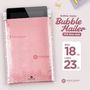 AMPLOP BUBBLE MAILER PINK ROSE GOLD 18X27 BUBBLE WRAP ENVELOPE RUSFET