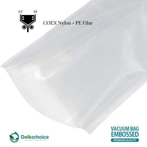 Plastik Vacuum Bag 22x45cm POLOS DELKOCHOICE Vacum Vakum Seal Makanan