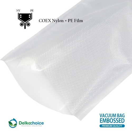 Plastik Vacuum Bag 13x18cm EMBOSS DELKOCHOICE Vacum Vakum Seal Makanan