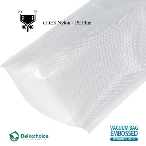 Plastik Vacuum Bag 12x17cm EMBOSS DELKOCHOICE Vacum Vakum Seal Makanan