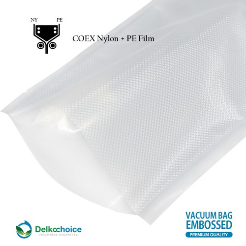 Plastik Vacuum Bag 7x12cm EMBOSS DELKOCHOICE Vacum Vakum Seal Makanan