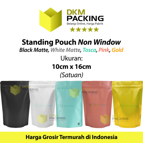 Plastik Klip Kemasan Variasi Ukuran 10cm Standing Pouch Sealer Makanan