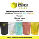 Plastik Klip 16x24cm Gold Full Metalize Foil Ziplock Standing Pouch