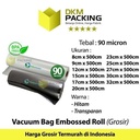 Plastik Vacuum EMBOSS ROLL 32x500cm Vakum Embossed Sealer DELKOCHOICE