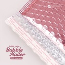 AMPLOP BUBBLE MAILER PINK ROSE GOLD 18X27 BUBBLE WRAP ENVELOPE RUSFET
