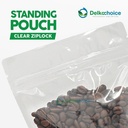 Standing Pouch Clear 18x26 Plastik Klip Bening Ziplock Sealer Makanan