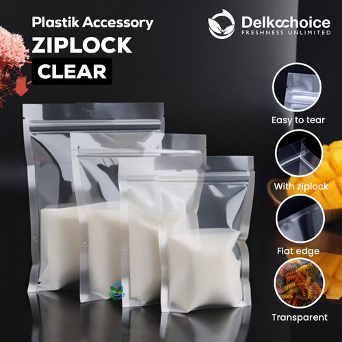 Plastik Klip ZIPLOCK Bag 14x20 Kemasan Aksesoris DELKOCHOICE TERMURAH
