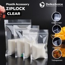 Plastik Klip ZIPLOCK Bag 14x20 Kemasan Aksesoris DELKOCHOICE TERMURAH