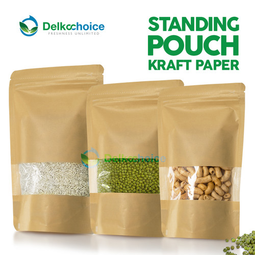 Standing Pouch Variasi Ukuran 14cm Plastik Klip Kemasan Sealer Makanan