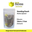 Standing Pouch XTRA SMALL Ukuran 10cm Plastik Klip Kemasan Makanan