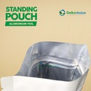 Standing Pouch Ziplock 16x24cm Plastik Klip Makanan Full Metalize Foil