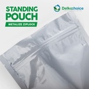 Standing Pouch 18.5x27cm Plastik Klip Ziplock Clear Metalize Alumunium