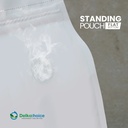 Flat Bottom VALVE Coffee Standing Pouch Ziplock Plastik Klip Kopi