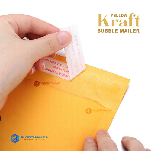 AMPLOP BUBBLE MAILER KRAFT PAPER BUBBLE WRAP ENVELOPE RUSFET