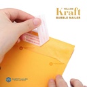 AMPLOP BUBBLE MAILER KRAFT PAPER BUBBLE WRAP ENVELOPE RUSFET