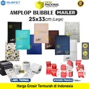 AMPLOP BUBBLE MAILER LARGE 25x33cm WRAP ENVELOPE RUSFET /SATUAN