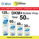 Plastik Bubble Wrap Bening 50Meter Bubblewrap DKMPLUS PREMIUM / ROLL