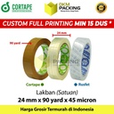 Lakban 24mm x 90yard Plakban Isolasi OPP Tape TERMURAH /SATUAN
