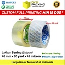 Lakban Bening 48mm x 90yard Plakban Isolasi OPP Tape TERMURAH /SATUAN