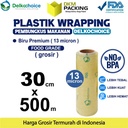 Plastik Cling Wrap 30cm x 500m FOOD GRADE BIRU Food Wrapping /SATUAN