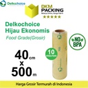 Plastik Cling Wrap 40cm x 500m FOOD GRADE HIJAU Food Wrapping /SATUAN
