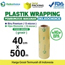 Plastik Cling Wrap 40cm x 500m FOOD GRADE Food Wrapping /SATUAN