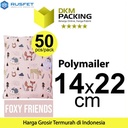 Amplop Plastik Packing 14x22cm Polimailer Polymailer Foxy /PACK