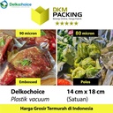 Plastik Vacuum Bag 14x18cm POLOS dan EMBOSS Vacum Vakum Sealer /SATUAN