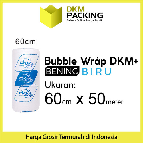 Plastik Bubblewrap Bening 50Meter Bubble Wrap DKMPLUS PREMIUM / ROLL