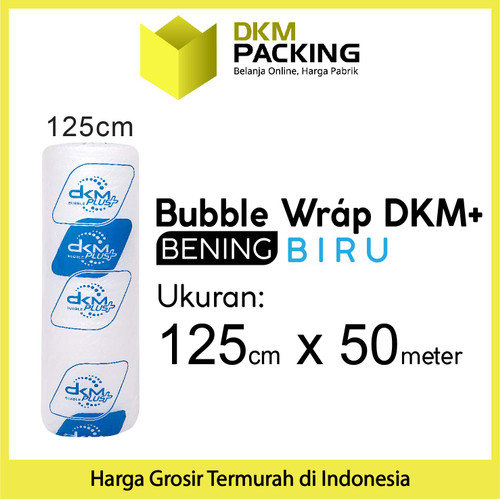 Plastik Bubble Wrap Bening 50Meter Bubblewrap DKMPLUS PREMIUM / ROLL